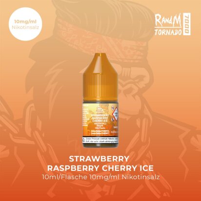 RandM Tornado - Strawberry Raspberry Cherry Ice 10mg/ml -...