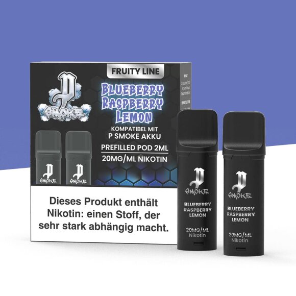 P Smoke - Blueberry Raspberry Lemon - Pod (2er Pack)