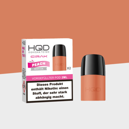 HQD Cirak - Peach - Pod (2er Pack)