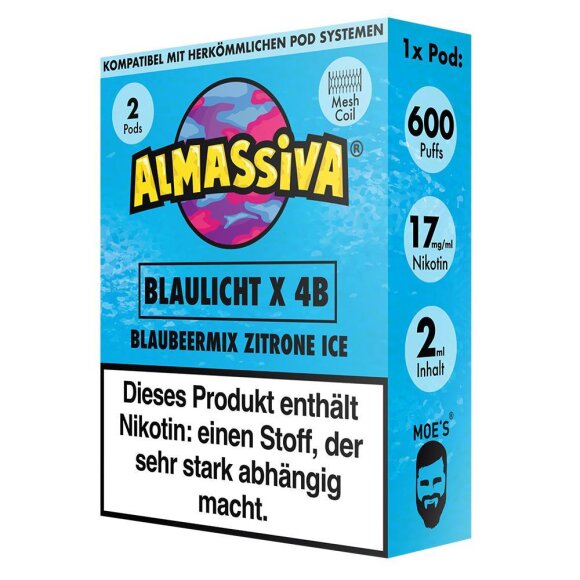 Al Massiva - Blaulicht x 4B - Pod (2er Pack)