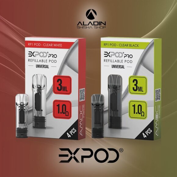 eXvape Expod Pro - RP1 Refillable Pods (4er Pack)