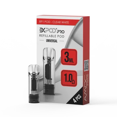 eXvape Expod Pro - RP1 - Clear White - Refillable Pods...
