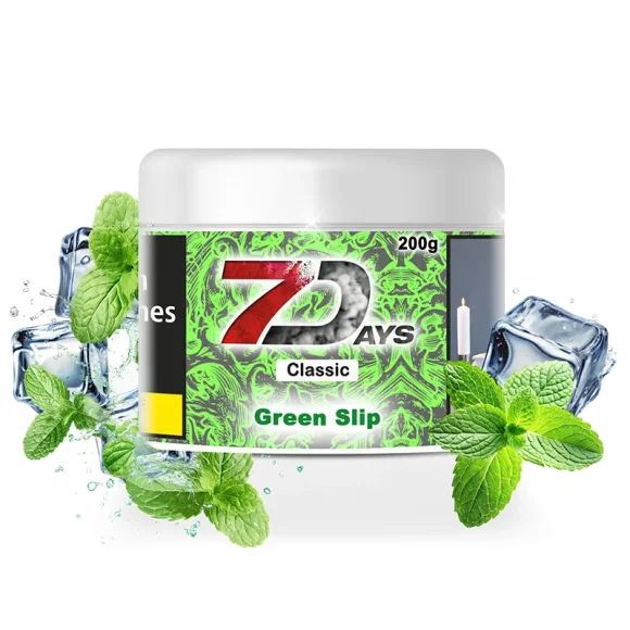 7 Days Tabak 200g - Green Slip